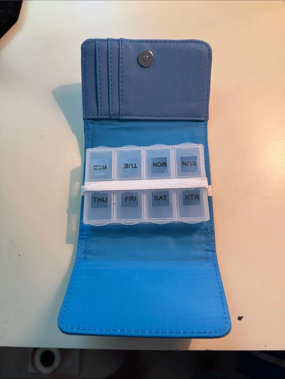 Vitamin A Blue Anchor Travel Toiletry Organizer